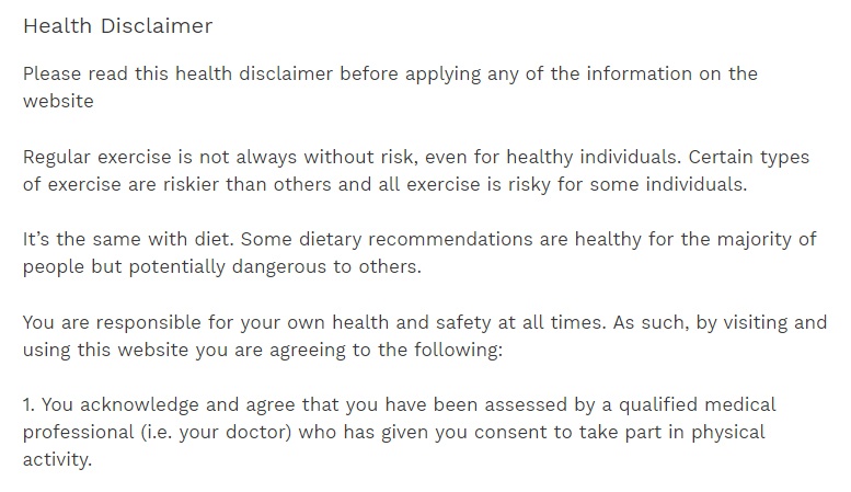 Medical Disclaimers – The Fastest Free Disclaimer Generator!