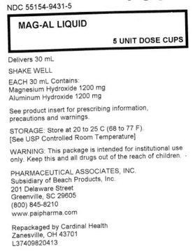 Mag-Al liquid drug label